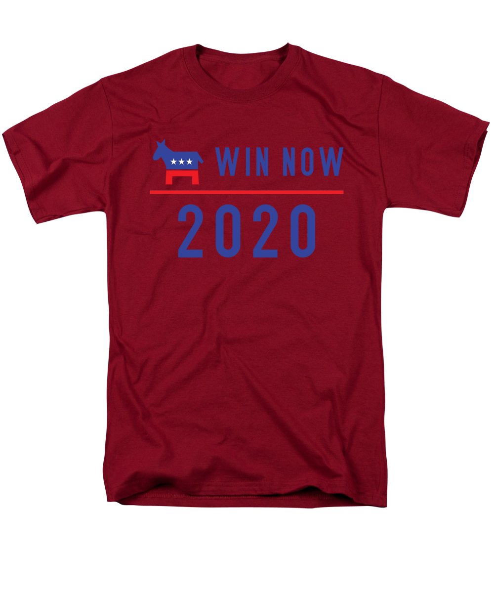 Democrats Win Now - Men's T-Shirt (Regular Fit)
