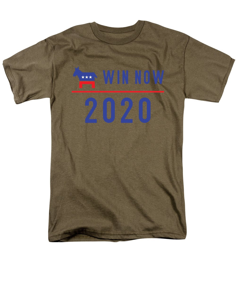 Democrats Win Now - Men's T-Shirt (Regular Fit)