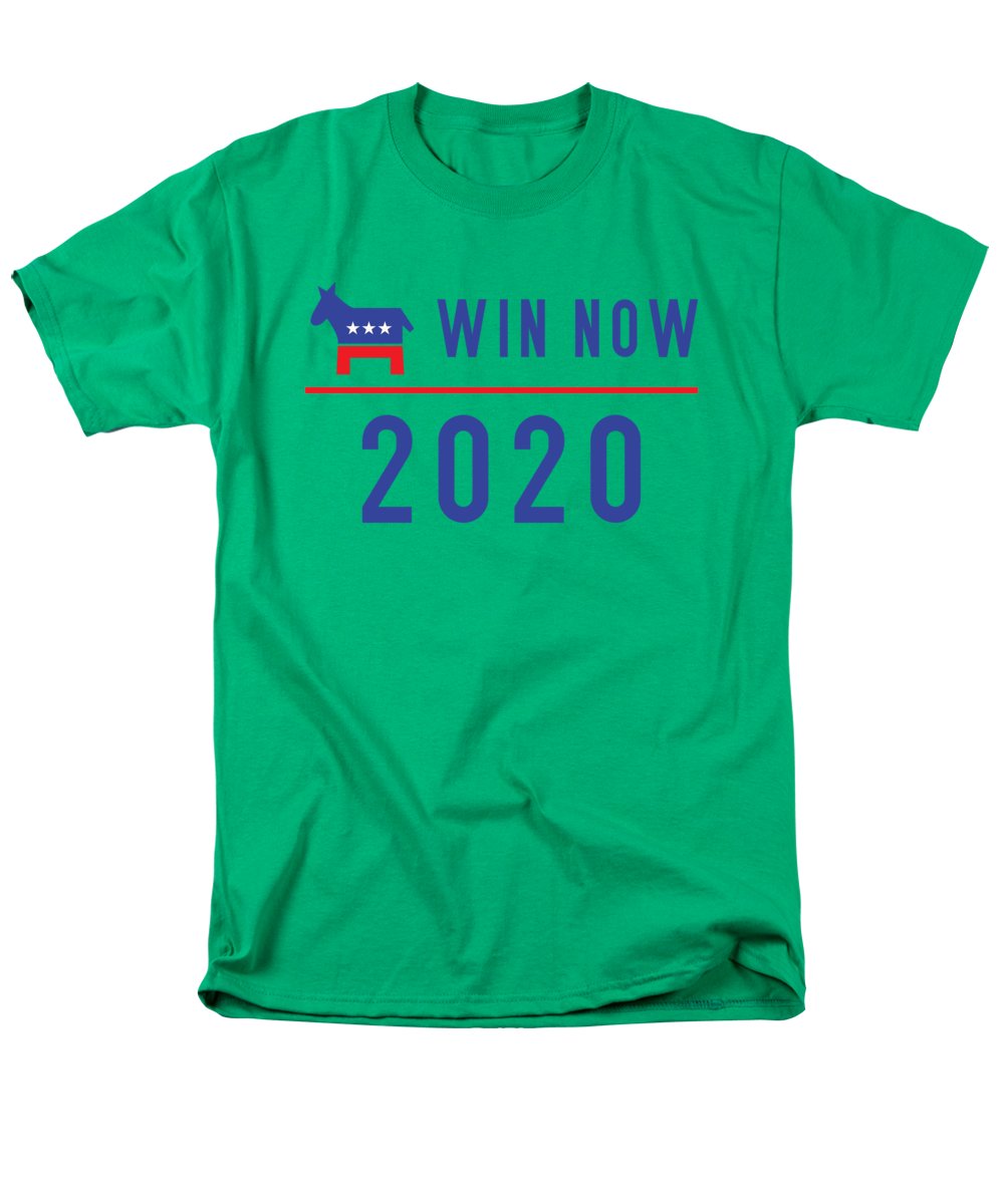 Democrats Win Now - Men's T-Shirt (Regular Fit)
