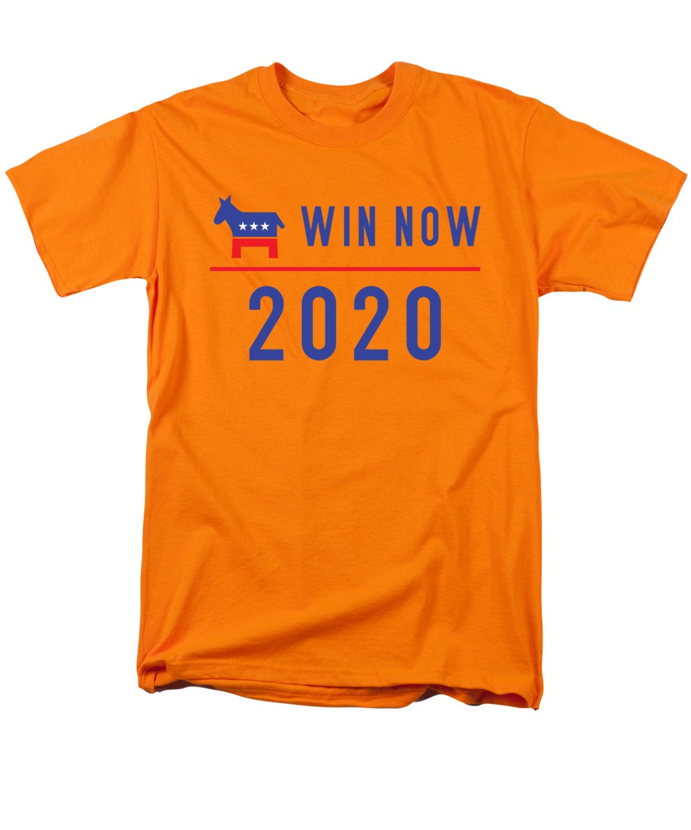 Democrats Win Now - Men's T-Shirt (Regular Fit)