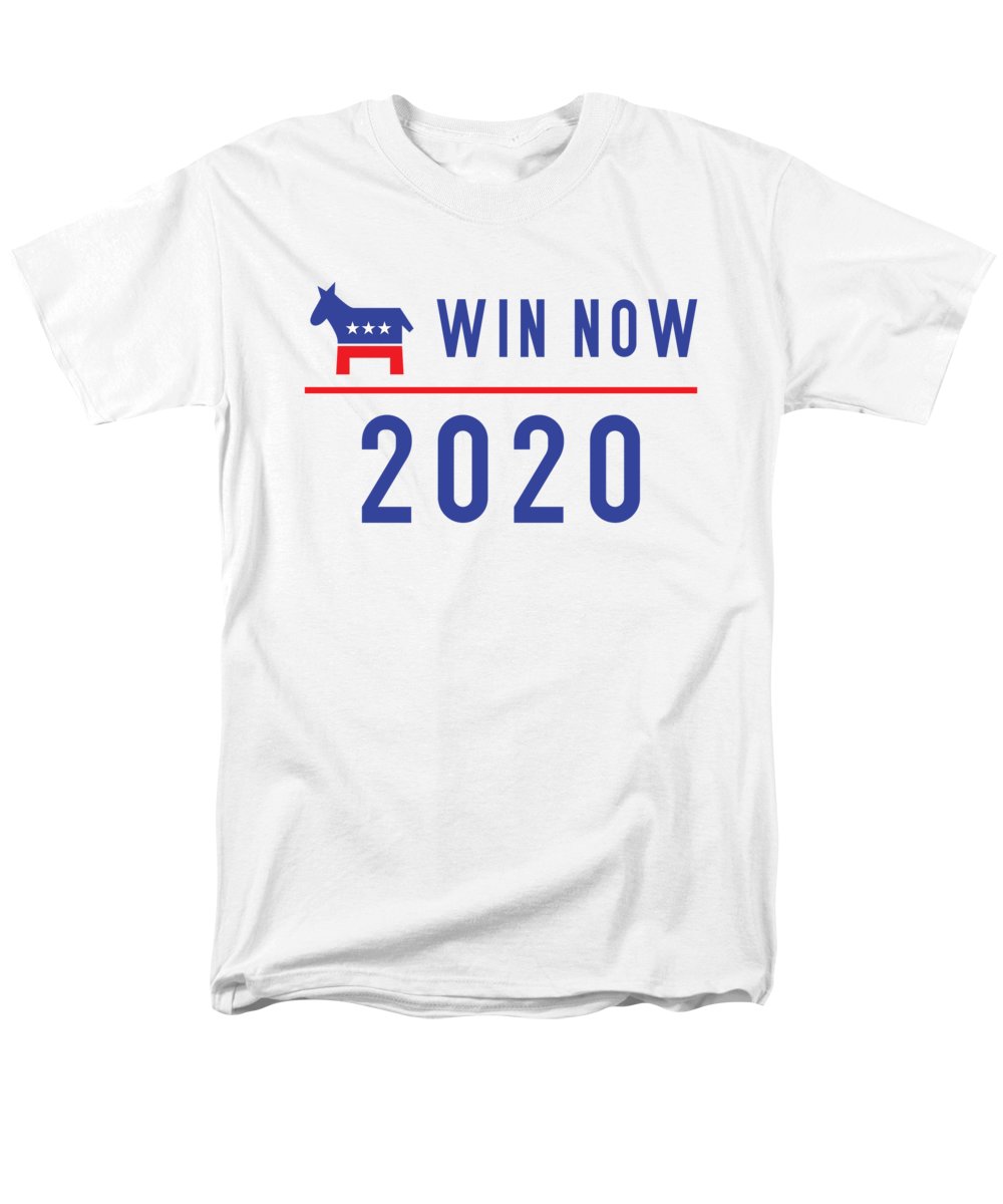 Democrats Win Now - Men's T-Shirt (Regular Fit)