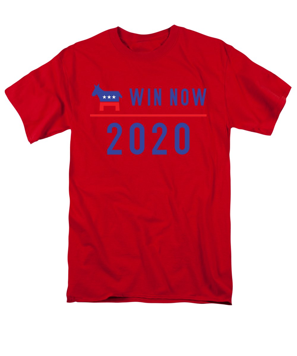 Democrats Win Now - Men's T-Shirt (Regular Fit)