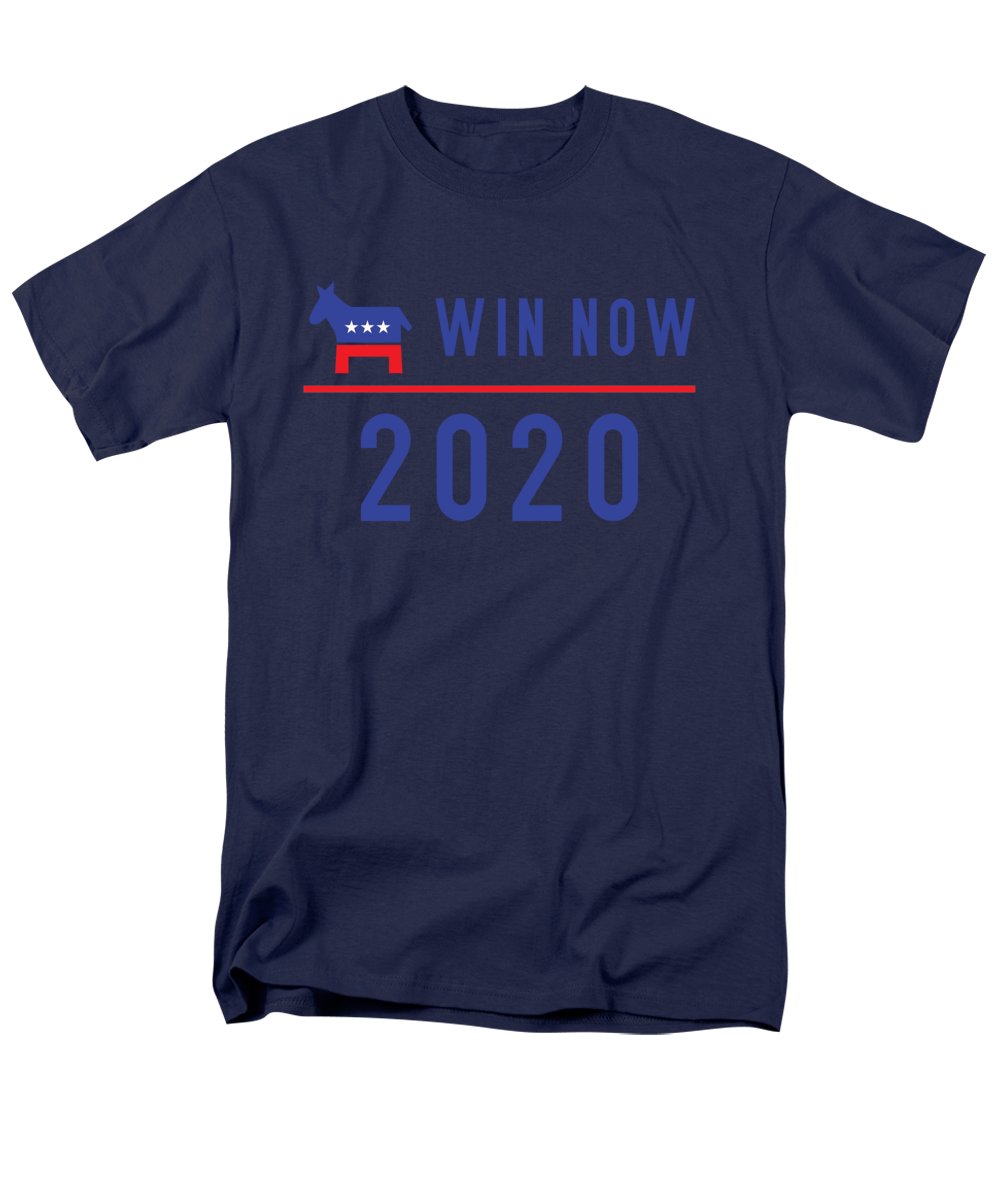 Democrats Win Now - Men's T-Shirt (Regular Fit)