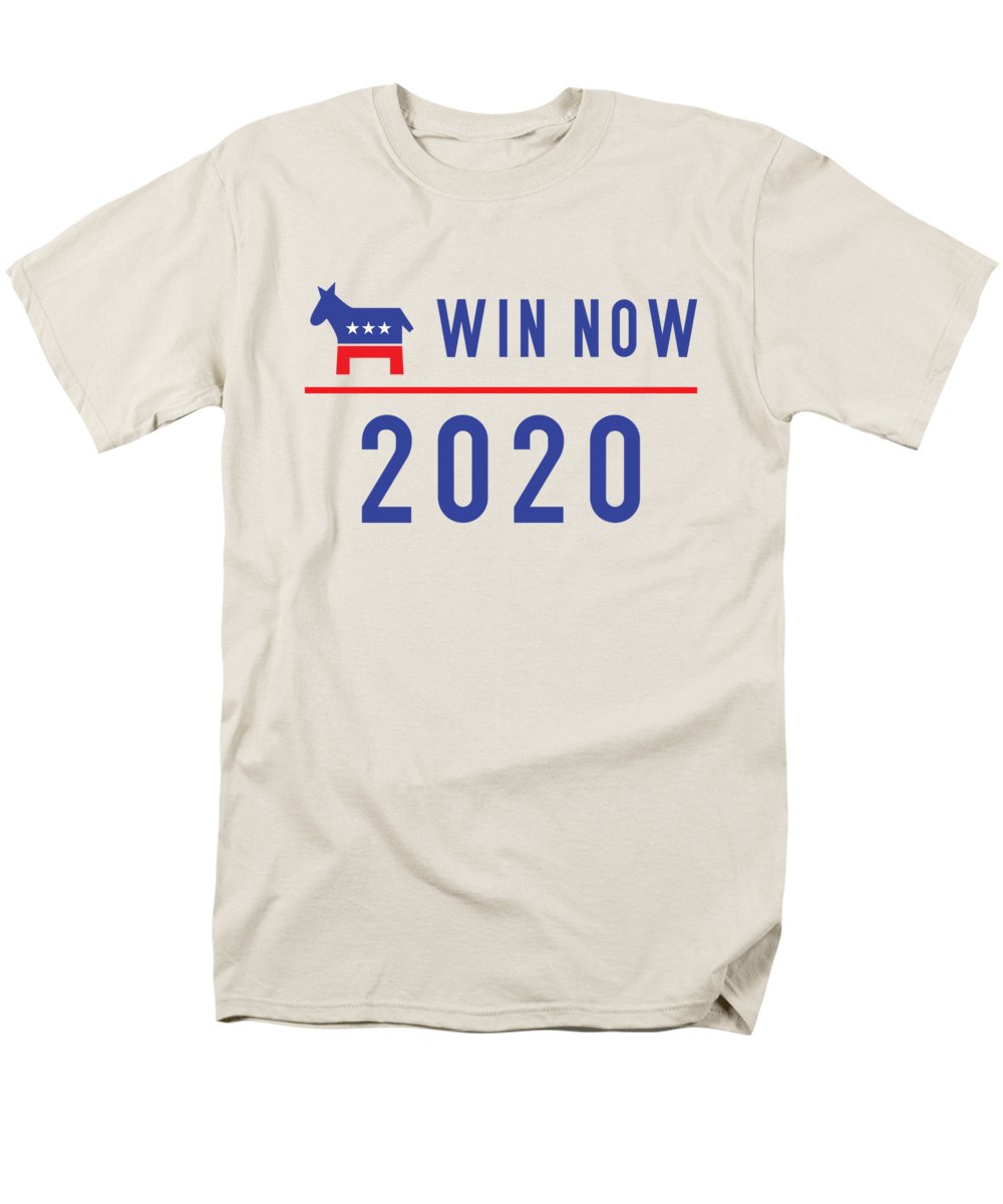 Democrats Win Now - Men's T-Shirt (Regular Fit)