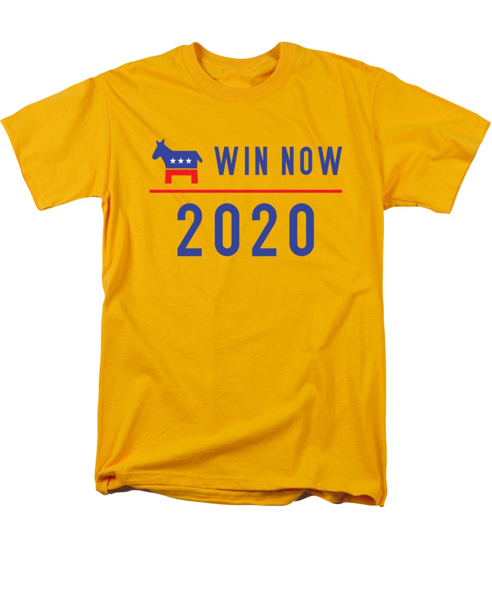 Democrats Win Now - Men's T-Shirt (Regular Fit)