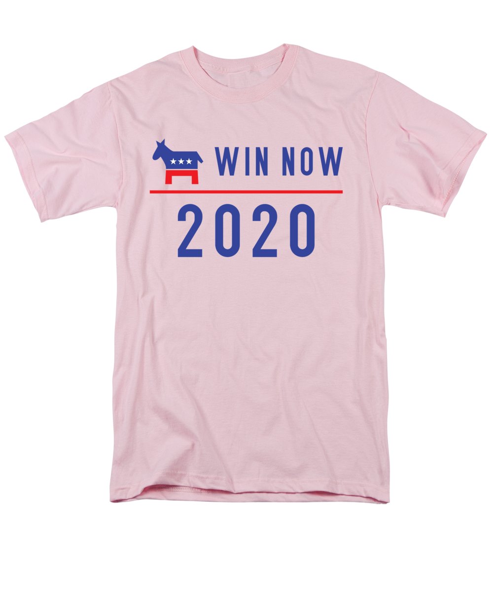 Democrats Win Now - Men's T-Shirt (Regular Fit)