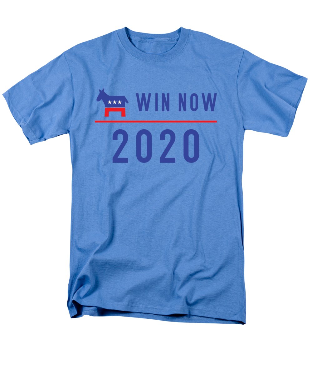 Democrats Win Now - Men's T-Shirt (Regular Fit)