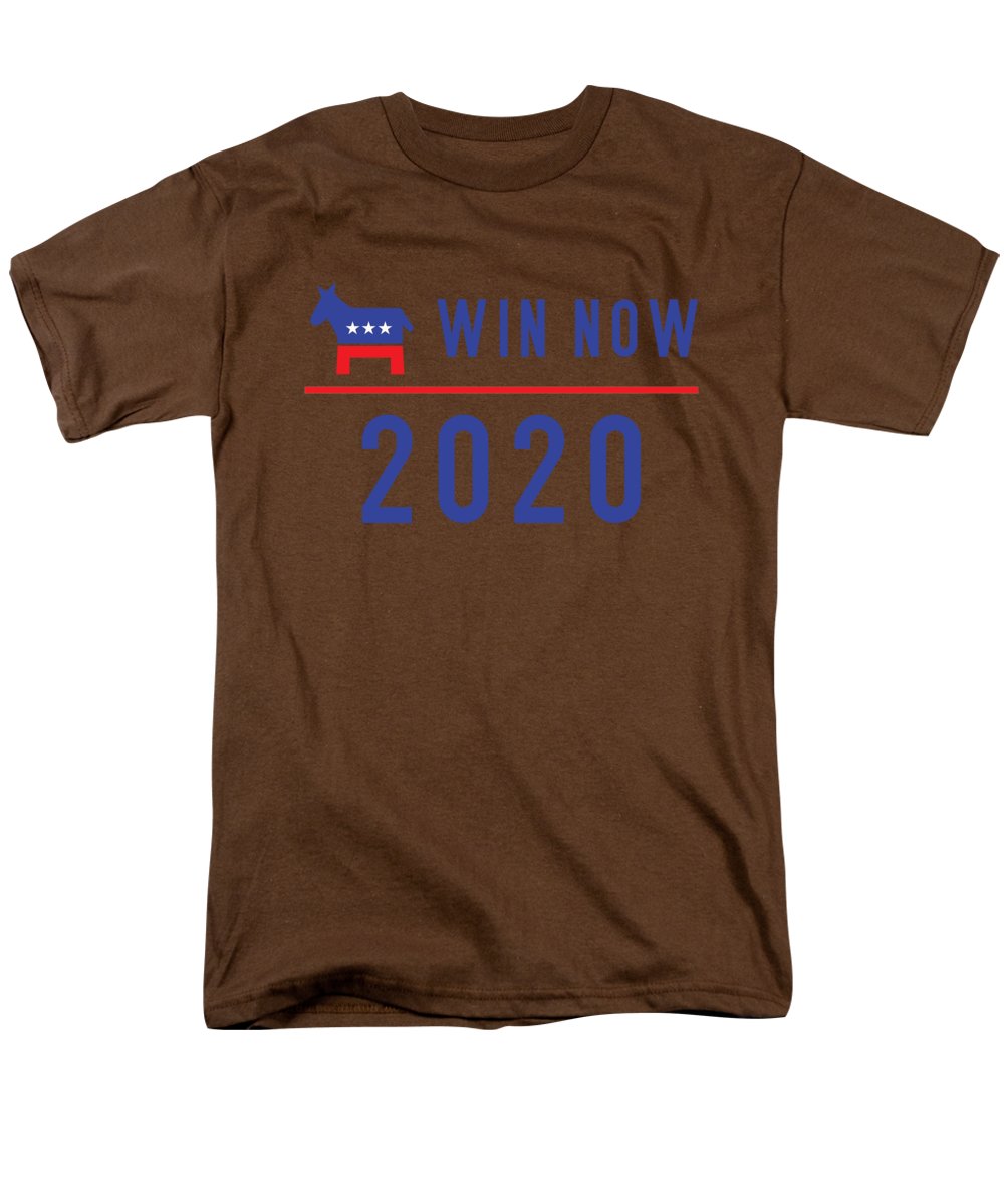Democrats Win Now - Men's T-Shirt (Regular Fit)