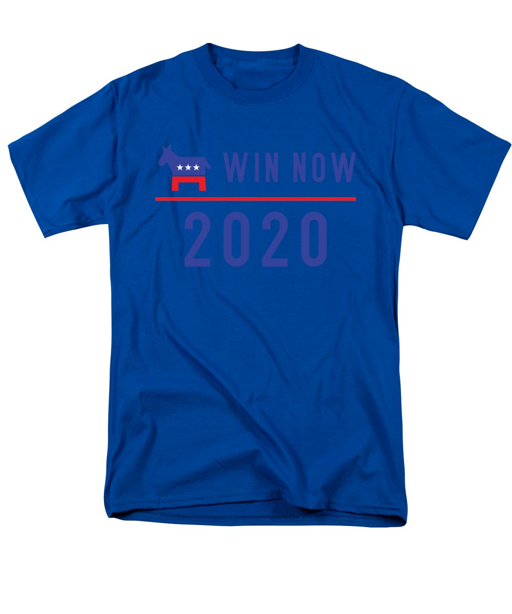 Democrats Win Now - Men's T-Shirt (Regular Fit)