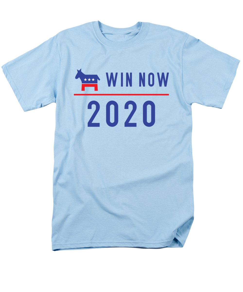 Democrats Win Now - Men's T-Shirt (Regular Fit)