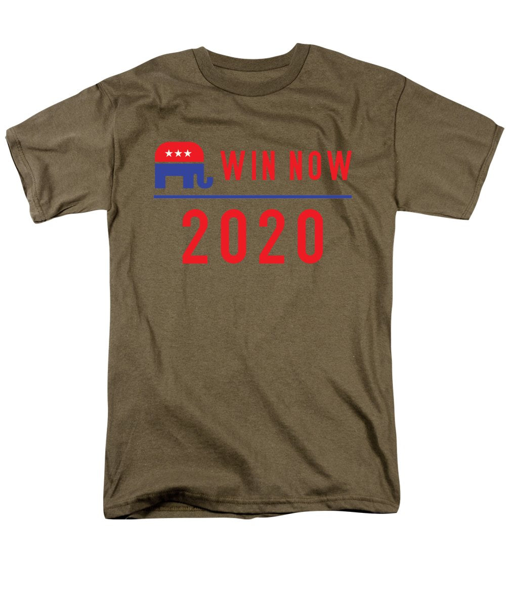 Republicans Win Now - Men's T-Shirt (Regular Fit)