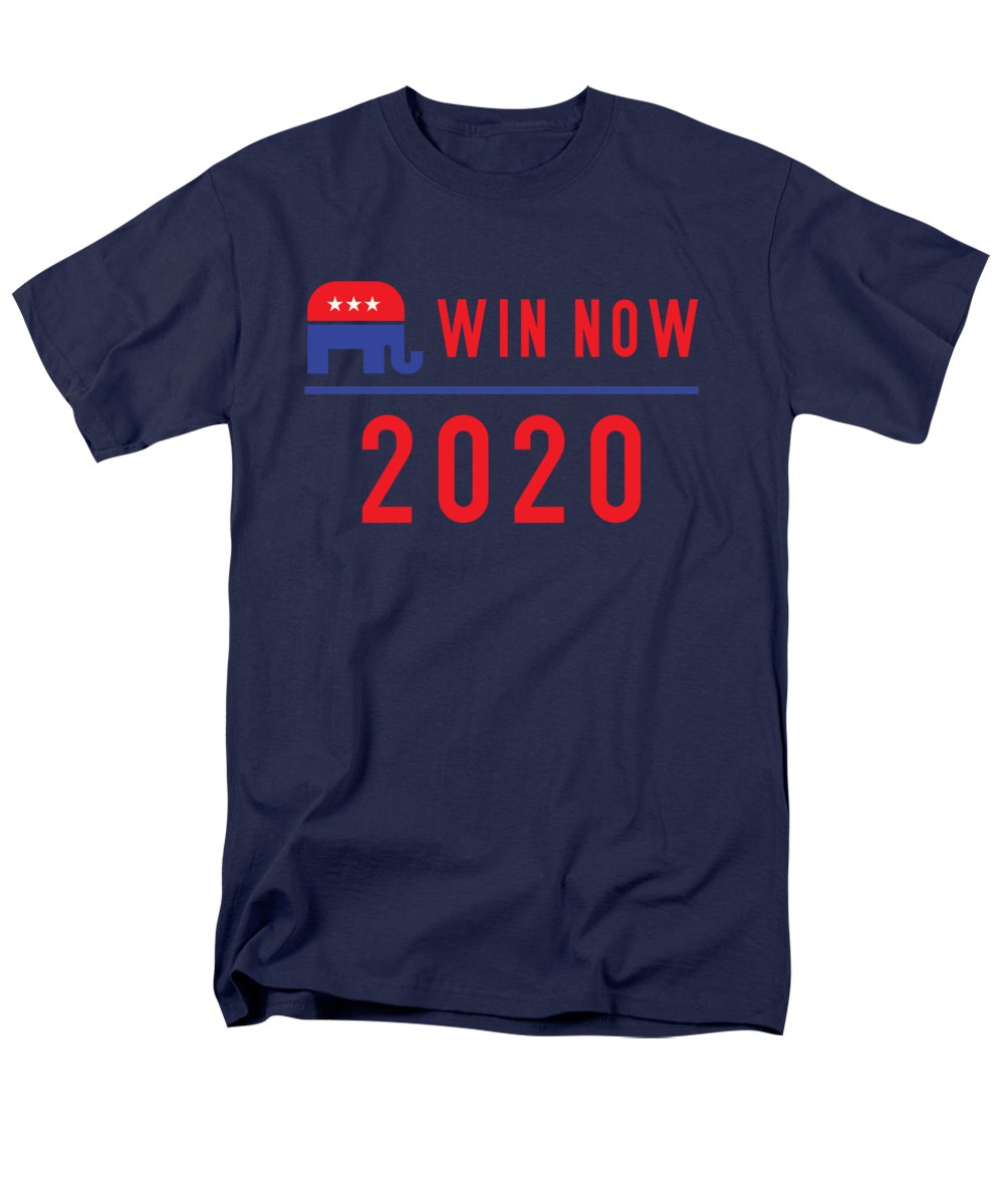 Republicans Win Now - Men's T-Shirt (Regular Fit)