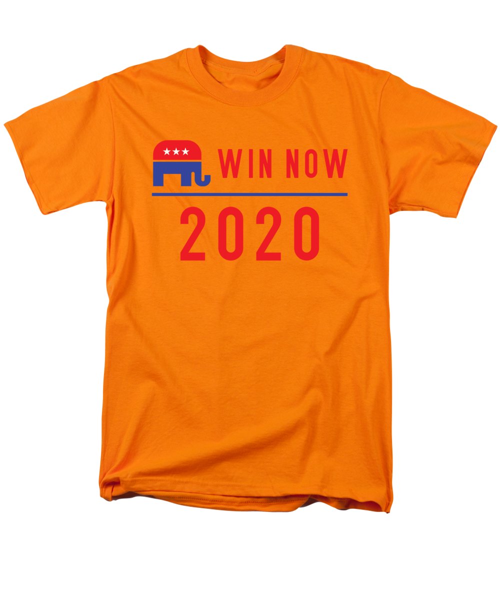 Republicans Win Now - Men's T-Shirt (Regular Fit)