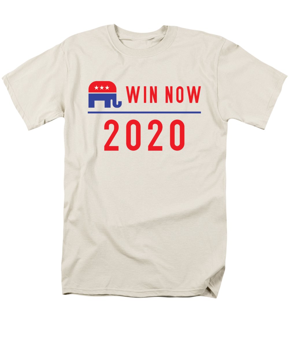 Republicans Win Now - Men's T-Shirt (Regular Fit)