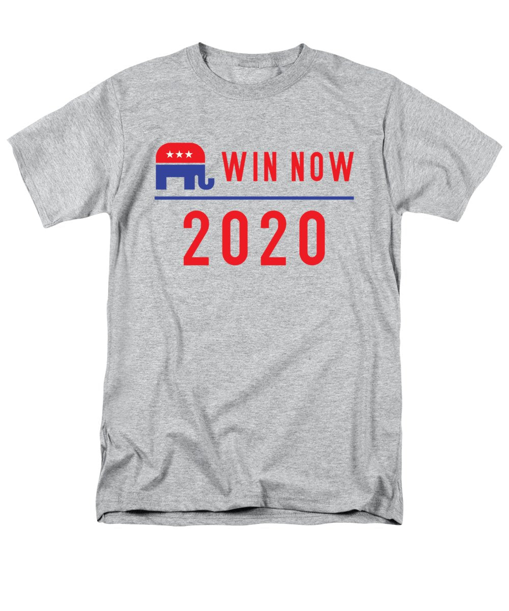 Republicans Win Now - Men's T-Shirt (Regular Fit)