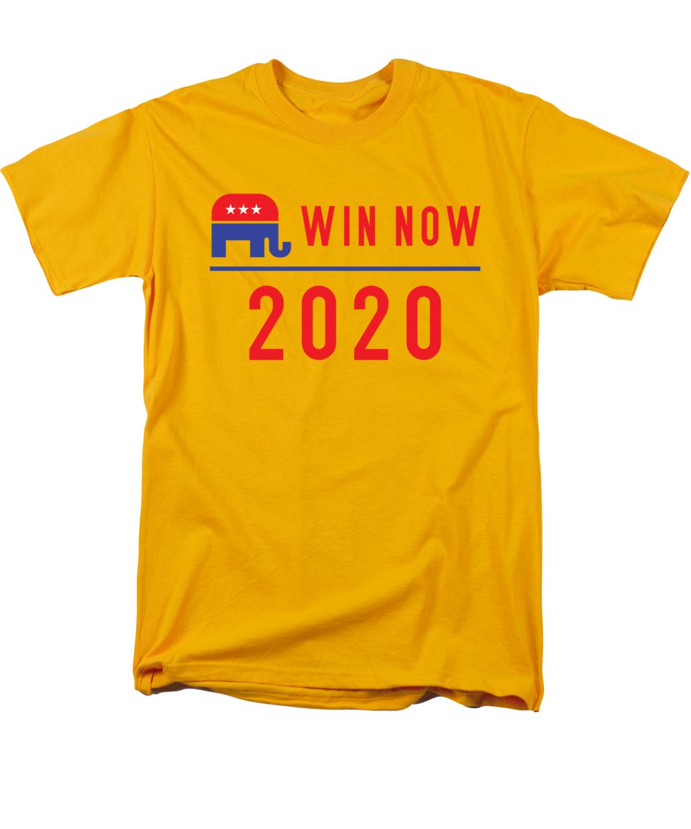 Republicans Win Now - Men's T-Shirt (Regular Fit)
