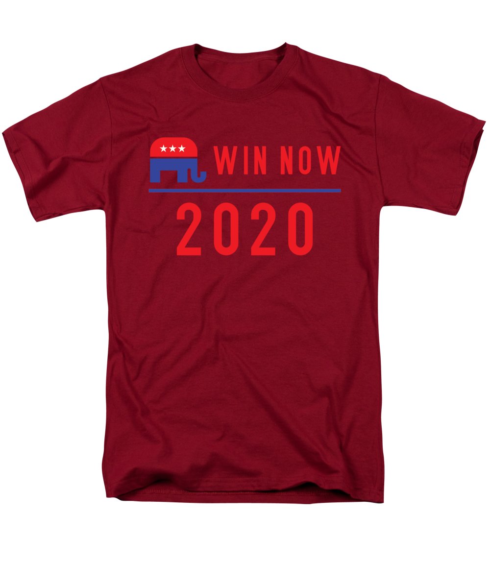 Republicans Win Now - Men's T-Shirt (Regular Fit)