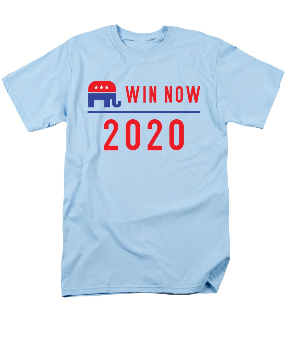 Republicans Win Now - Men's T-Shirt (Regular Fit)