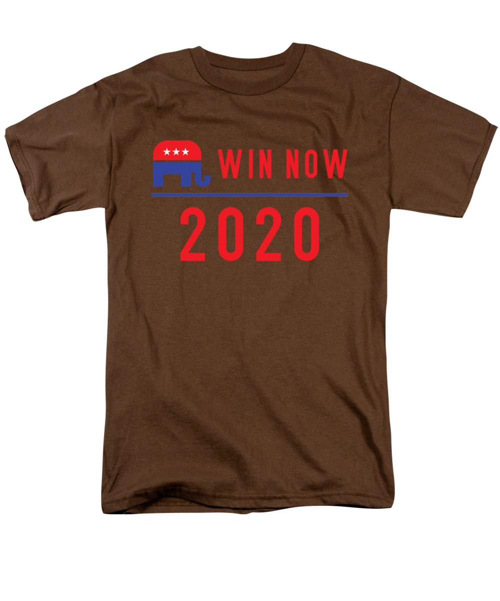 Republicans Win Now - Men's T-Shirt (Regular Fit)