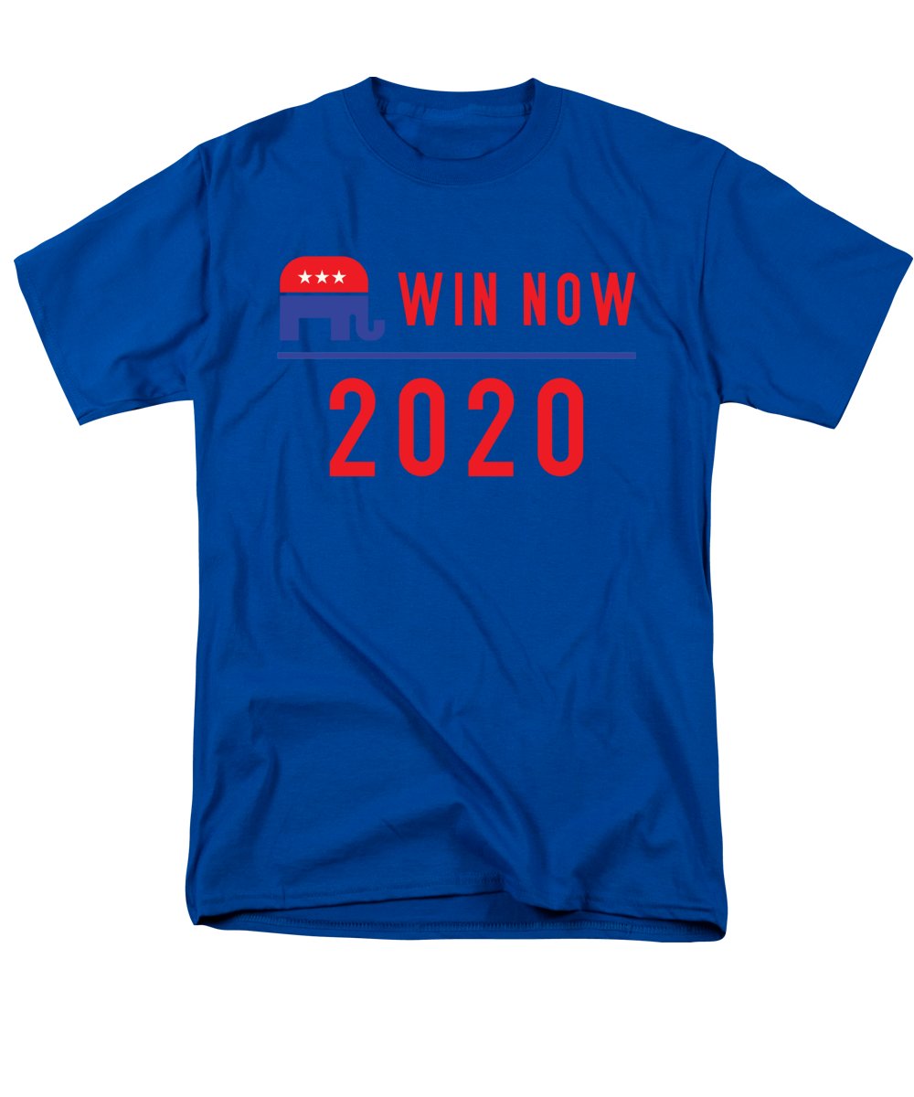 Republicans Win Now - Men's T-Shirt (Regular Fit)