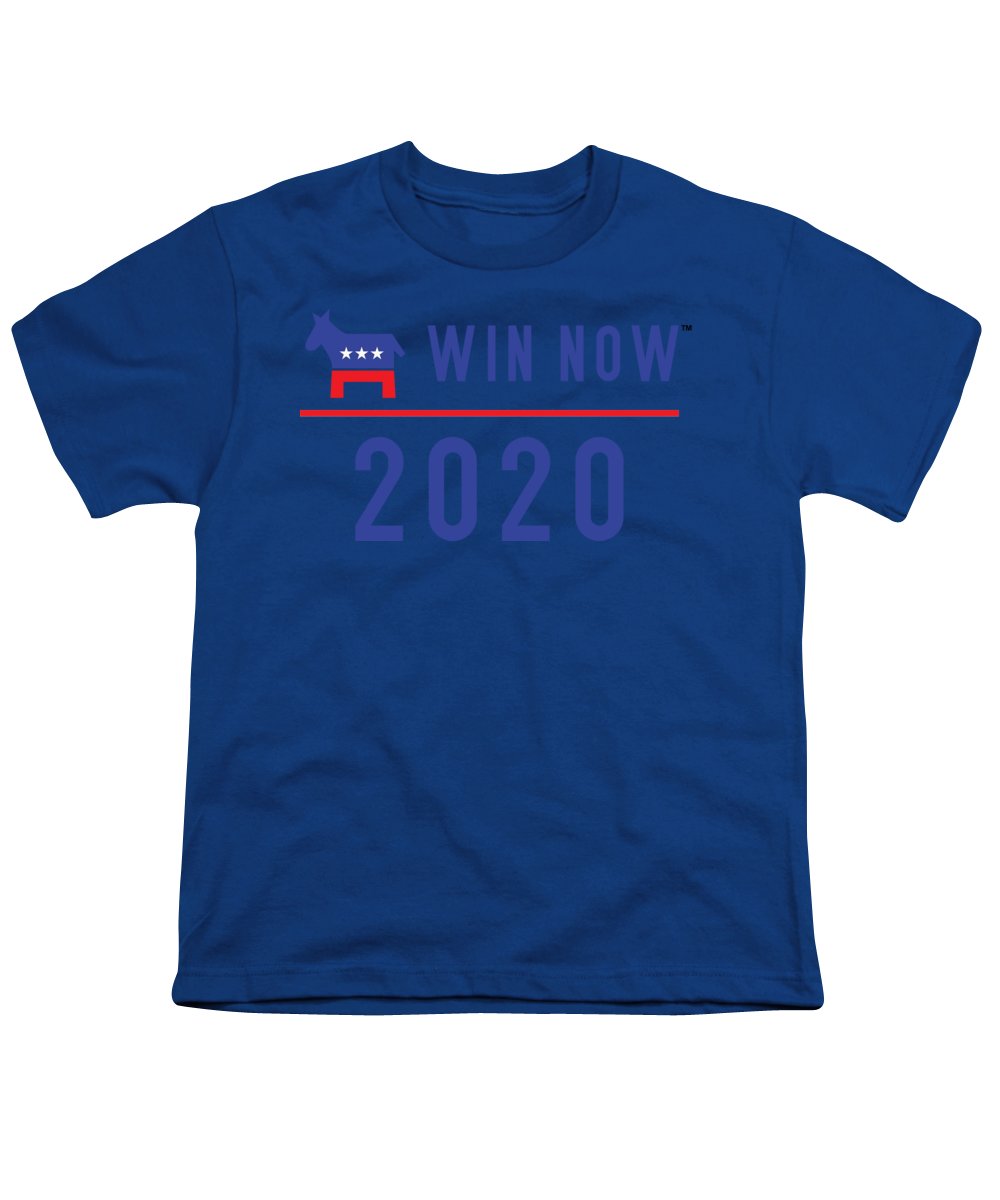 Democrats Win Now - Youth T-Shirt