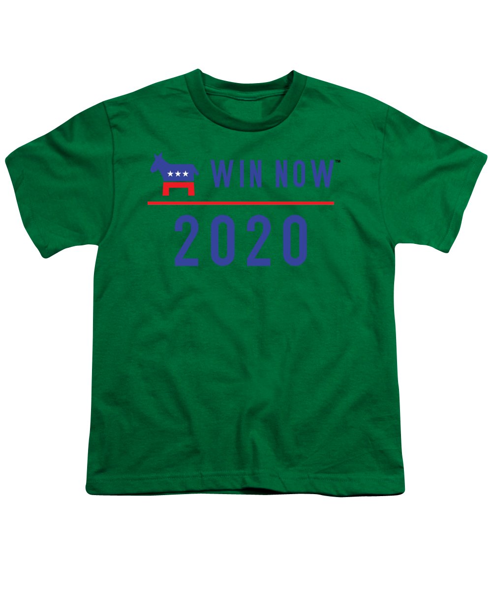 Democrats Win Now - Youth T-Shirt