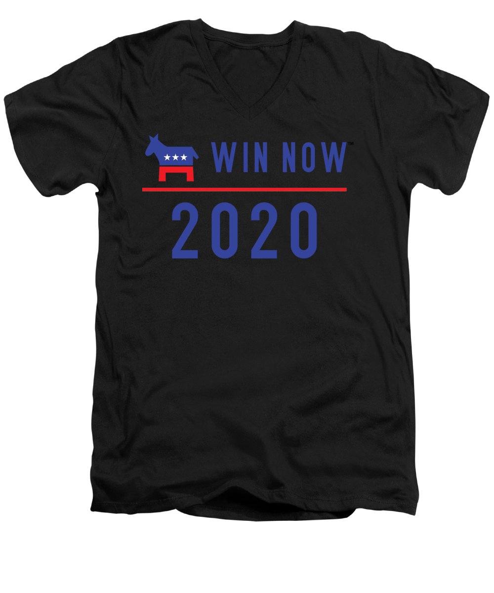 Democrats Win Now - Men's V-Neck T-Shirt