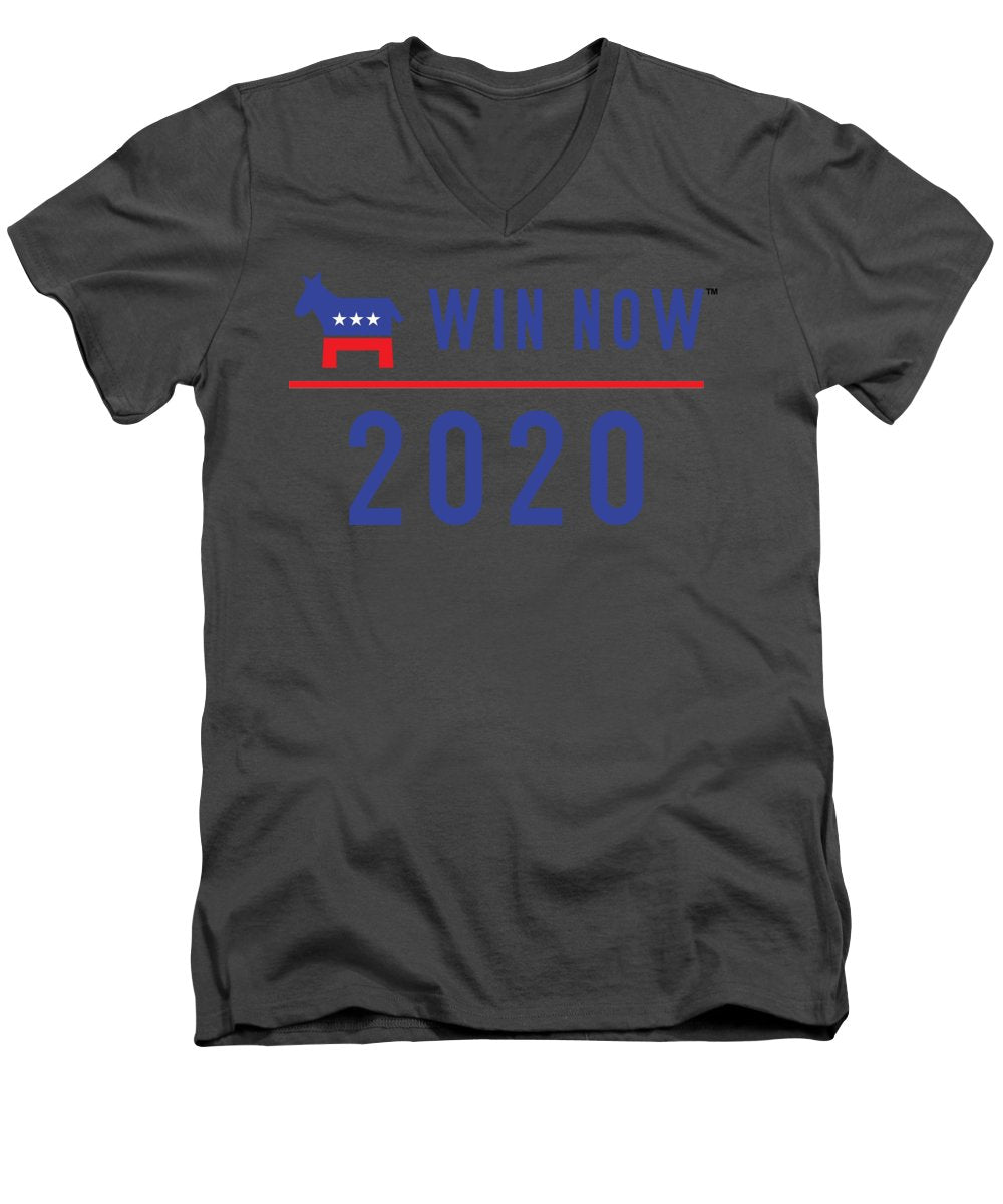 Democrats Win Now - Men's V-Neck T-Shirt