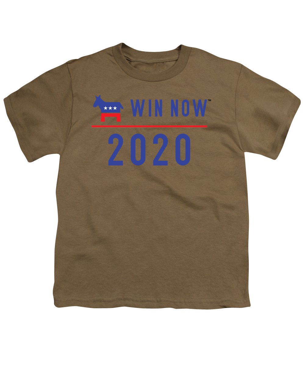 Democrats Win Now - Youth T-Shirt