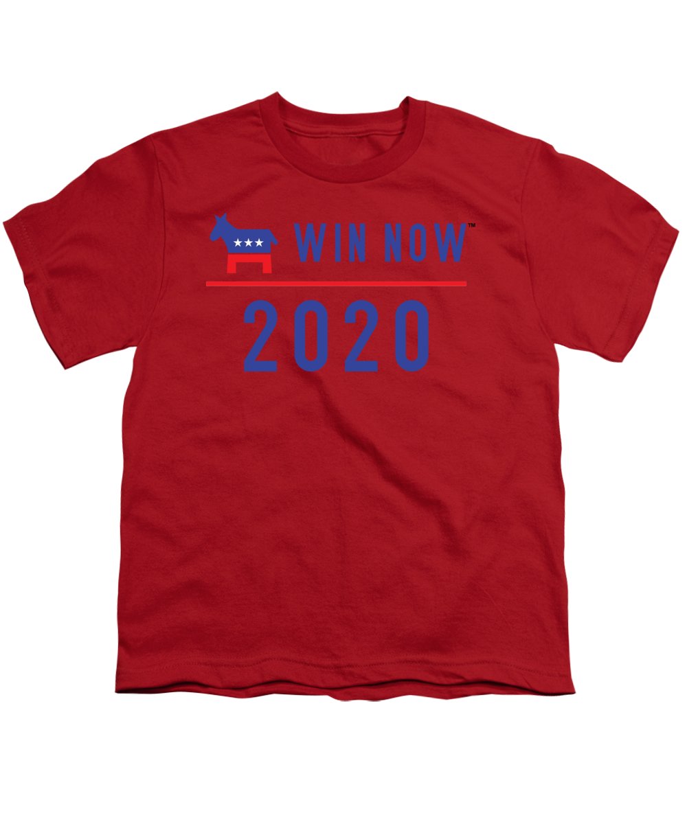 Democrats Win Now - Youth T-Shirt