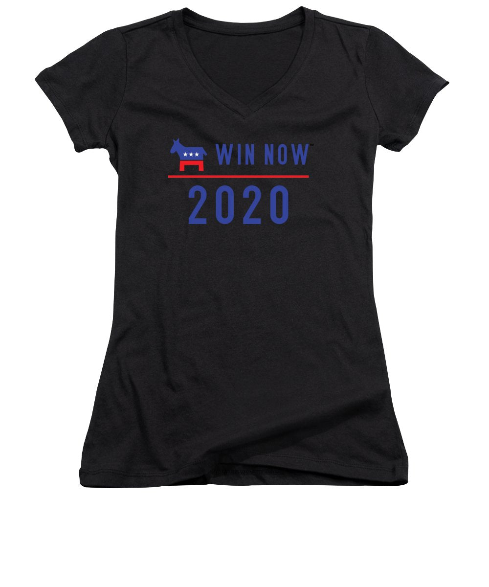 Democrats Win Now - Women's V-Neck