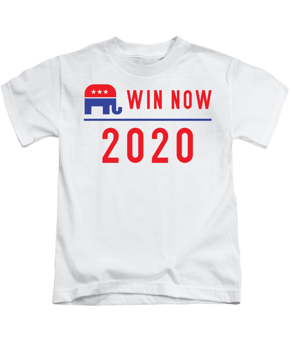 Republicans Win Now - Kids T-Shirt