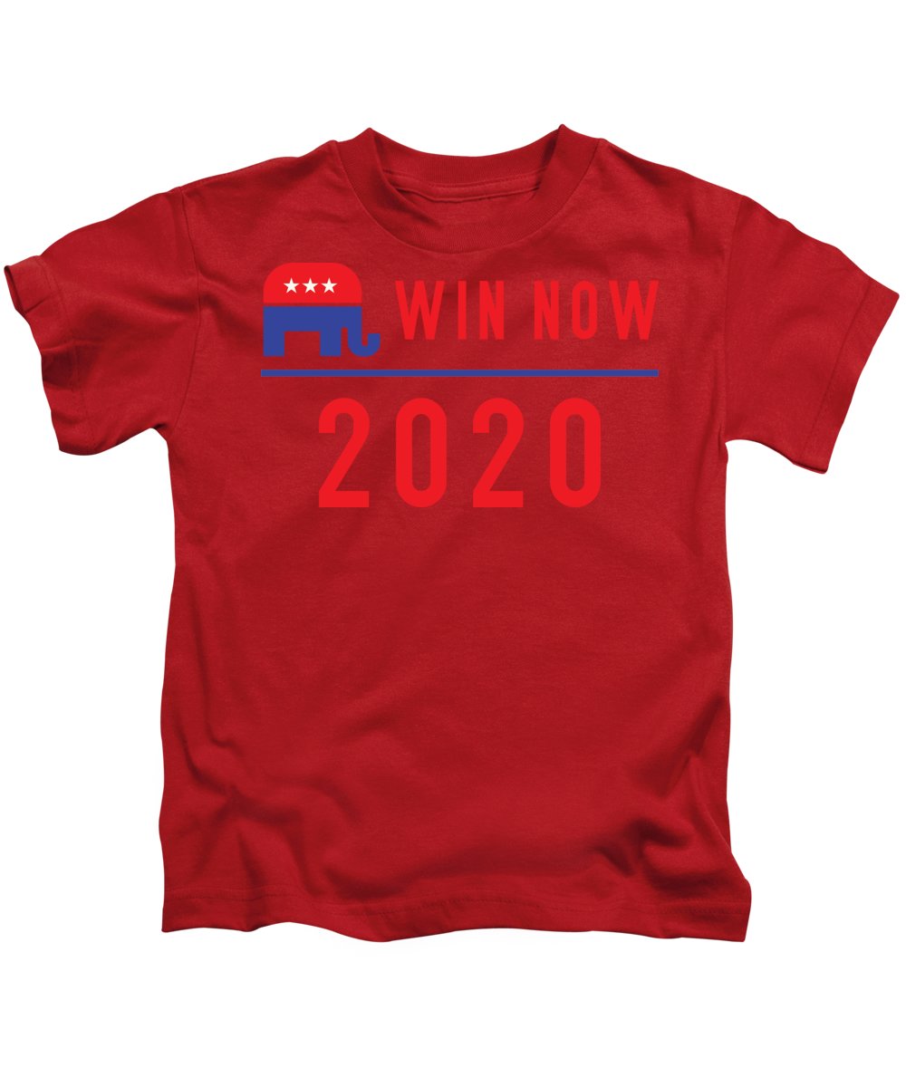 Republicans Win Now - Kids T-Shirt