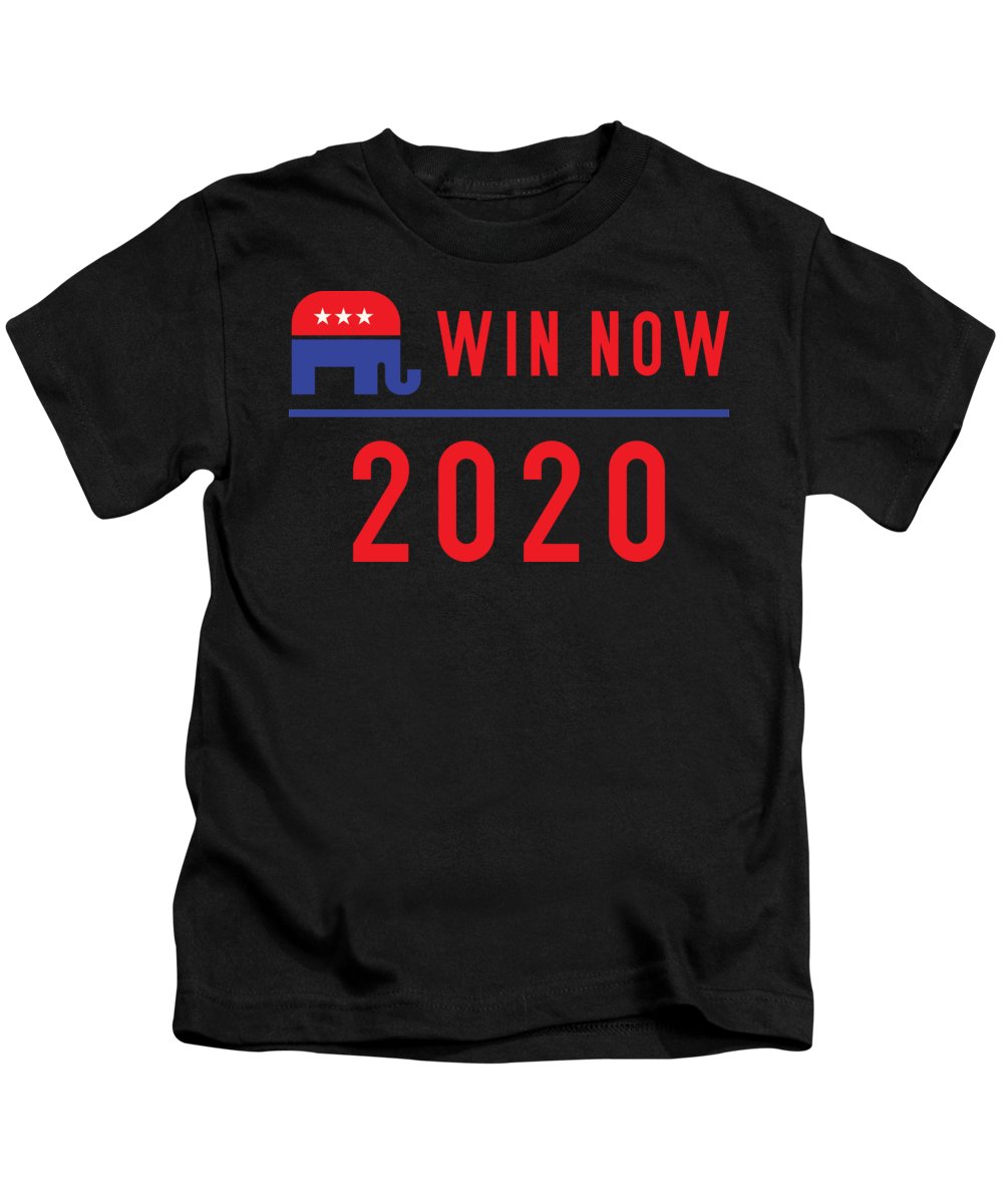 Republicans Win Now - Kids T-Shirt