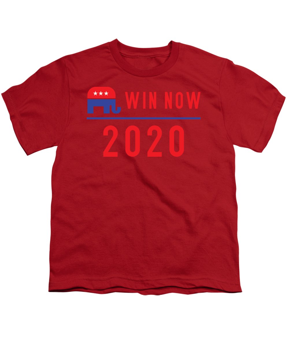 Republicans Win Now - Youth T-Shirt
