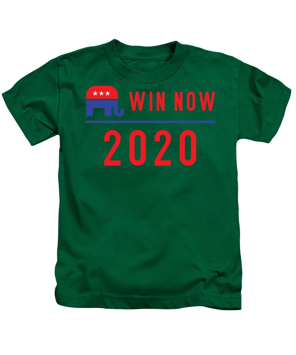 Republicans Win Now - Kids T-Shirt