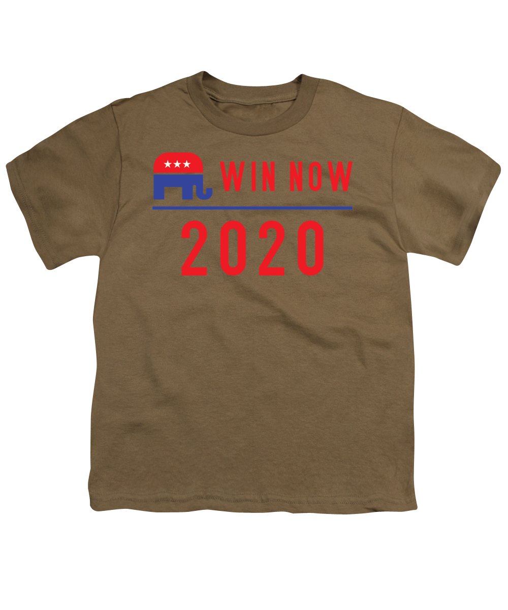 Republicans Win Now - Youth T-Shirt
