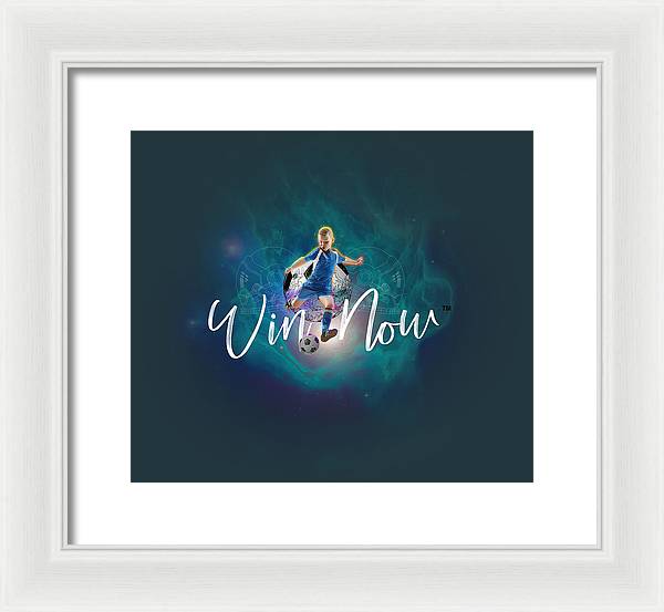 Soccer Kids Win - Framed Print