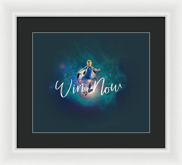 Soccer Kids Win - Framed Print