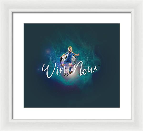 Soccer Kids Win - Framed Print