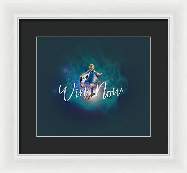 Soccer Kids Win - Framed Print
