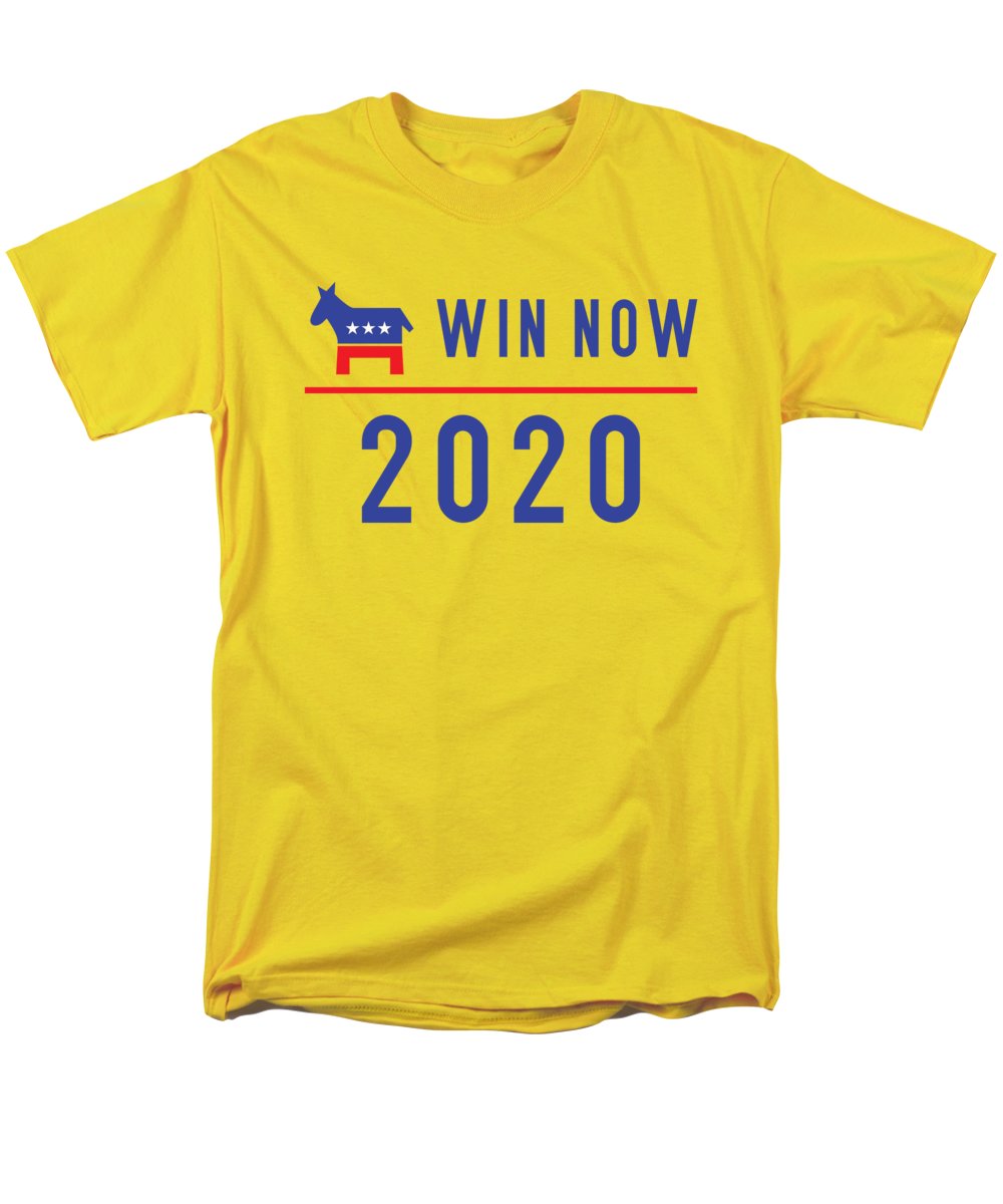 Democrats Win Now - Men's T-Shirt  (Regular Fit)