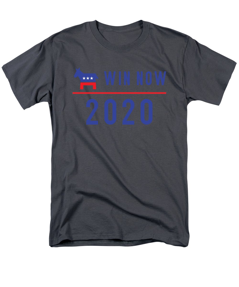 Democrats Win Now - Men's T-Shirt  (Regular Fit)