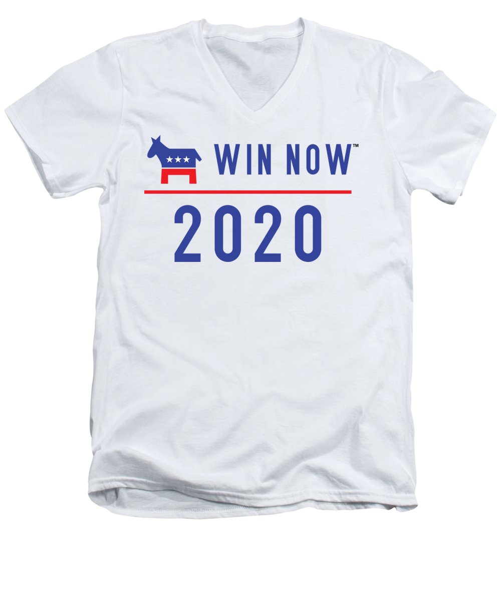Democrats Win Now - Men's V-Neck T-Shirt