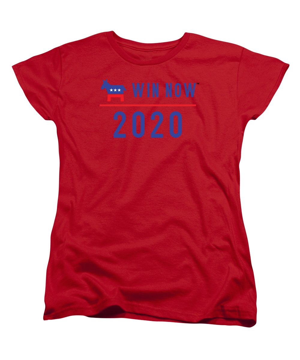 Democrats Win Now - Women's T-Shirt (Standard Fit)
