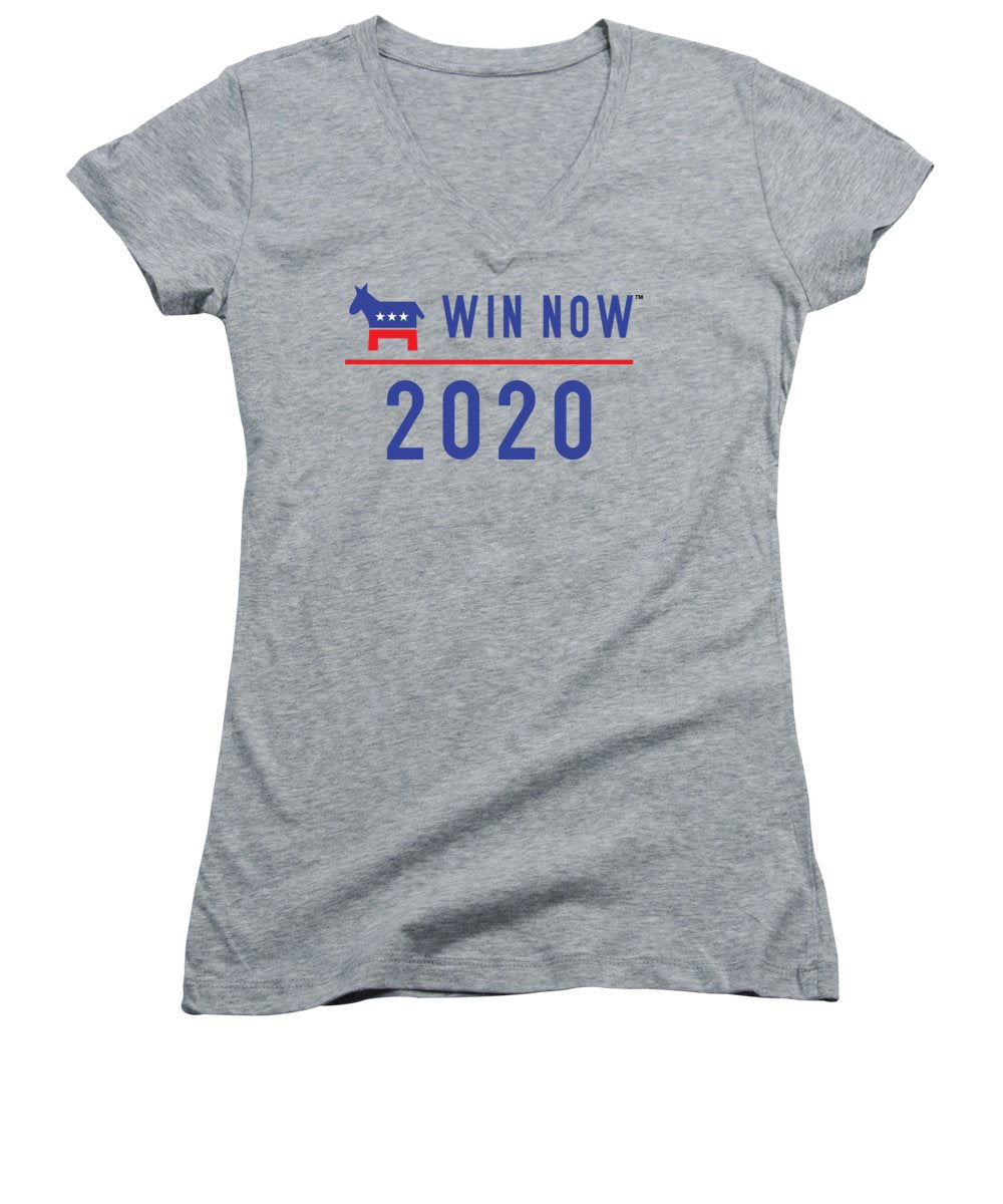 Democrats Win Now - Women's V-Neck
