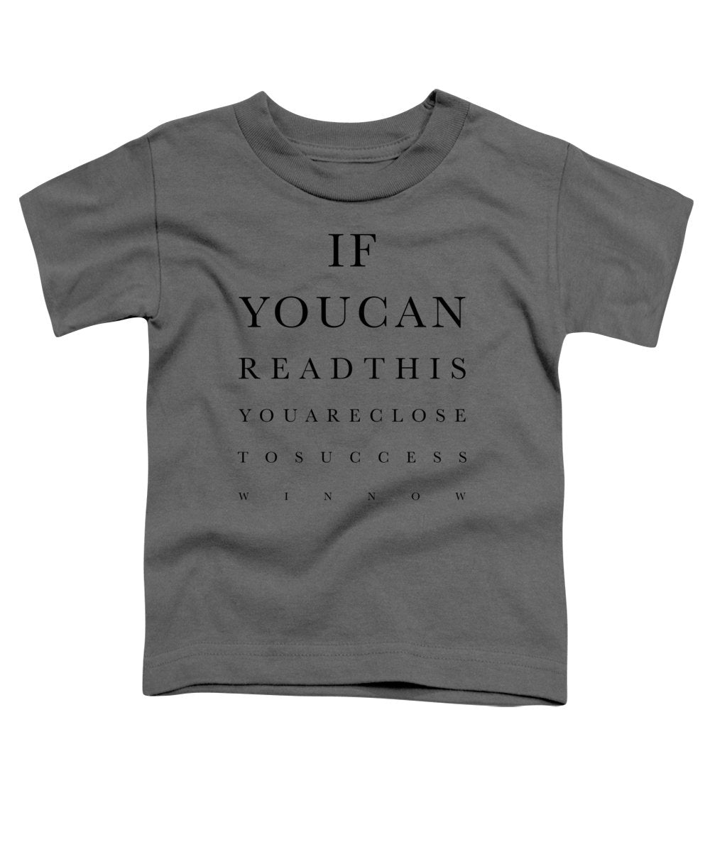Eye Test - Toddler T-Shirt