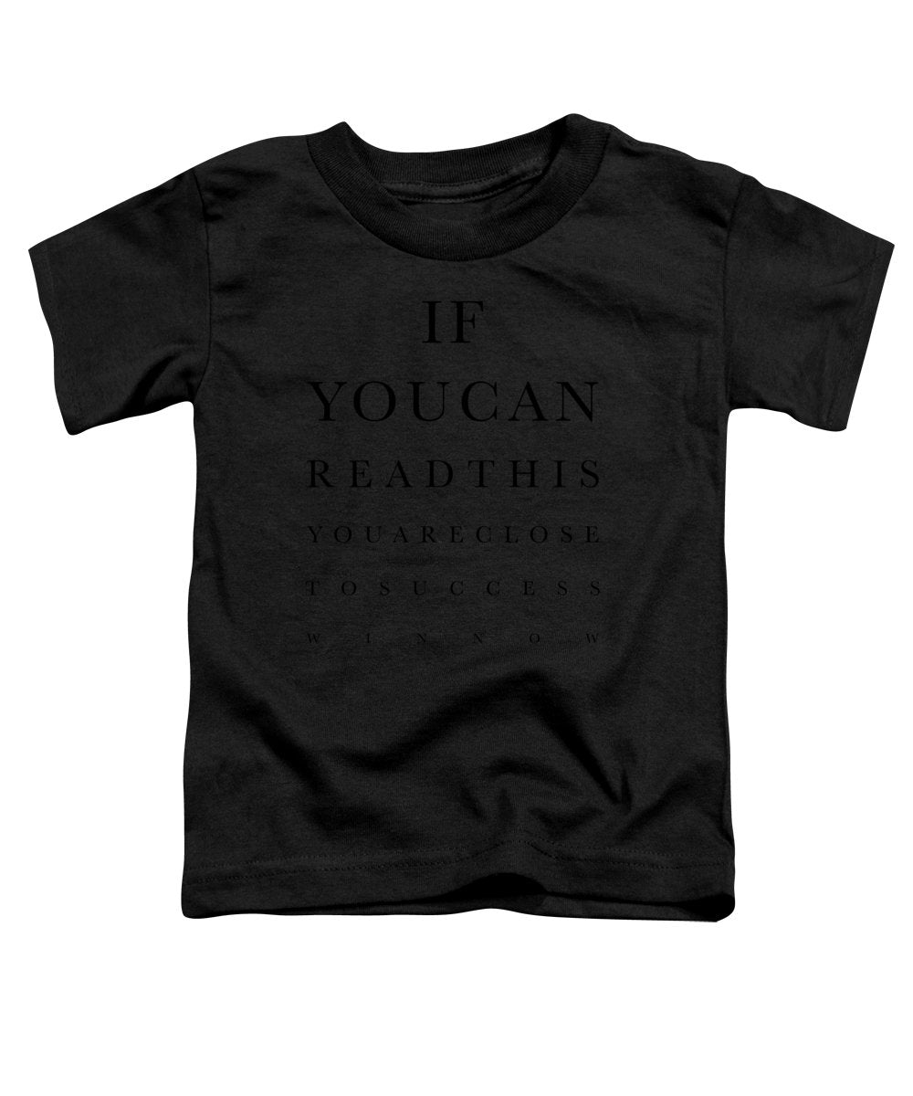 Eye Test - Toddler T-Shirt