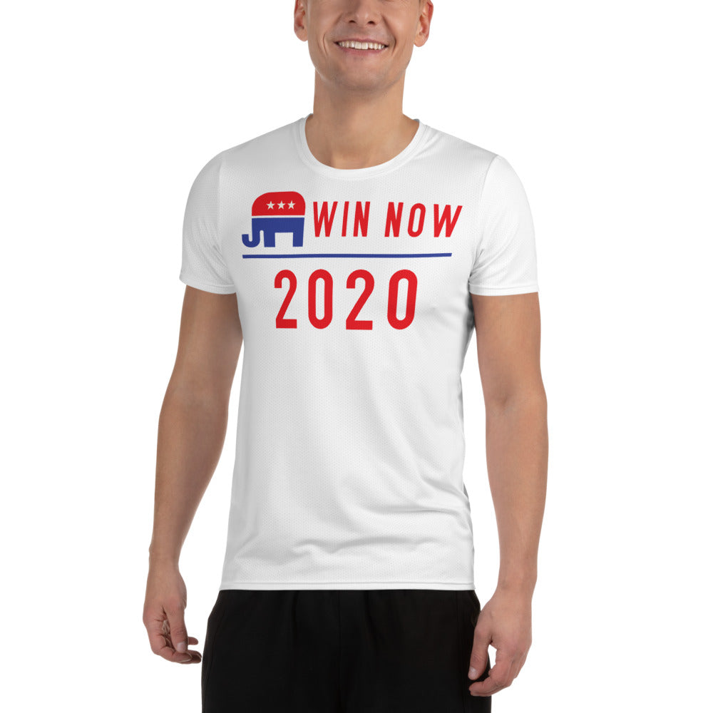 Republicans Win Now - Men's Athletic T-shirt