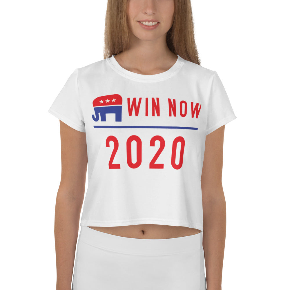 Republicans Win Now - Crop Tee